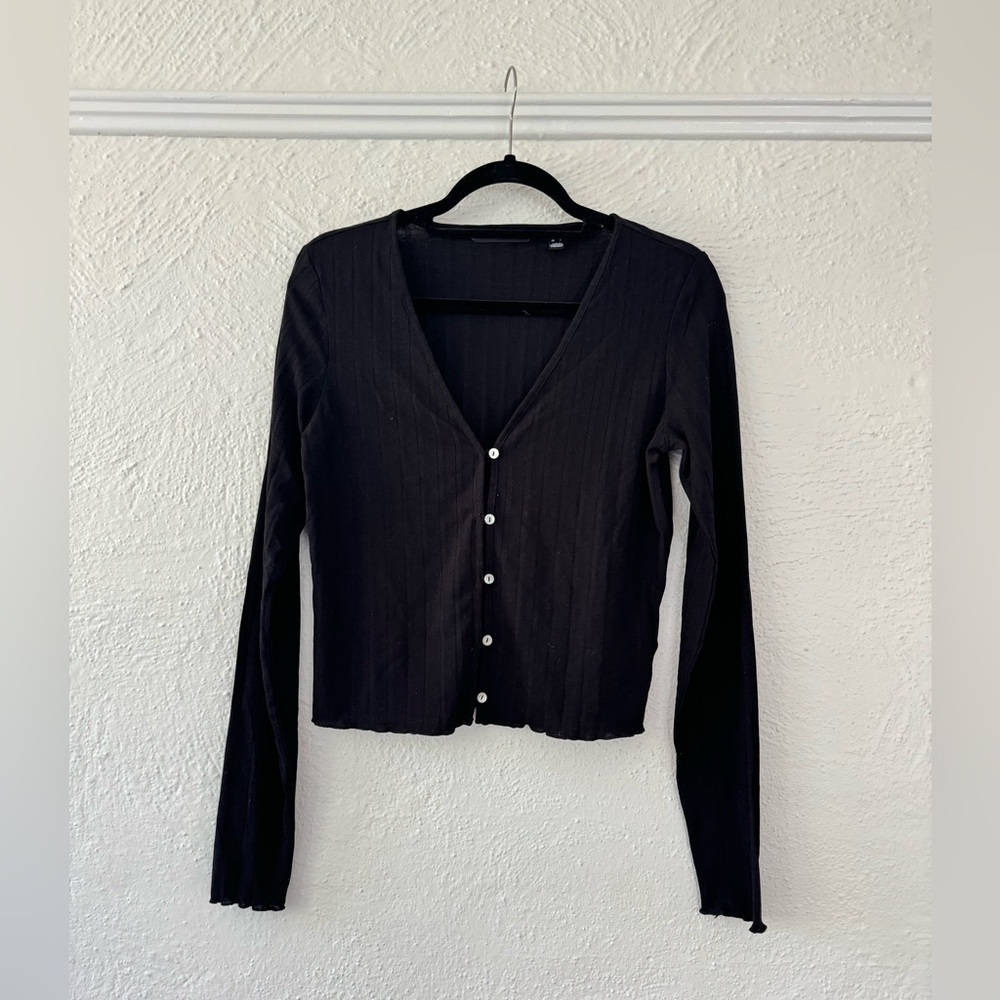Vero Moda Black Button Down Longsleeve Top​​​​